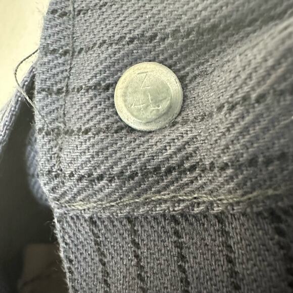 Wrangler VTG Pinstripe Blue Talon 42 Regular‎ Fit 38 x 30 EUC - Picture 9 of 13